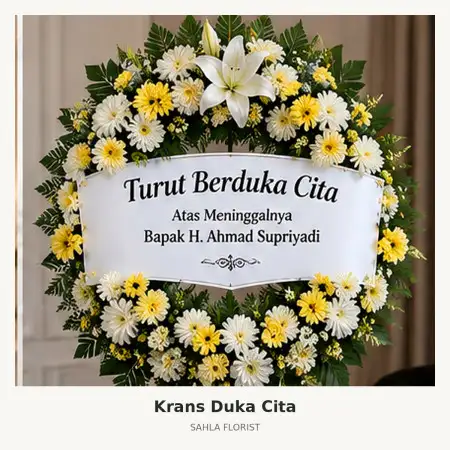 Krans Bunga Duka Grand Indonesia